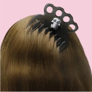 Brass Knuckles Hair Comb
